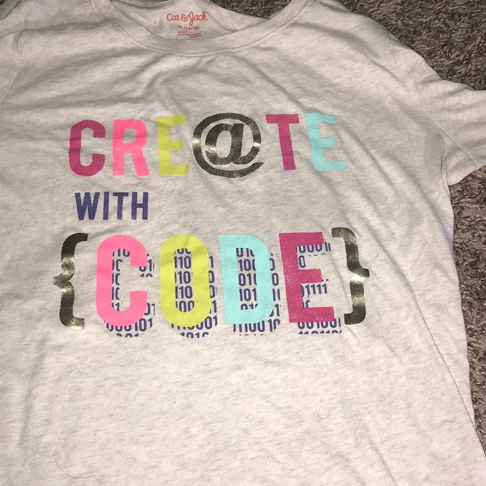 Cat& jack girls shirt